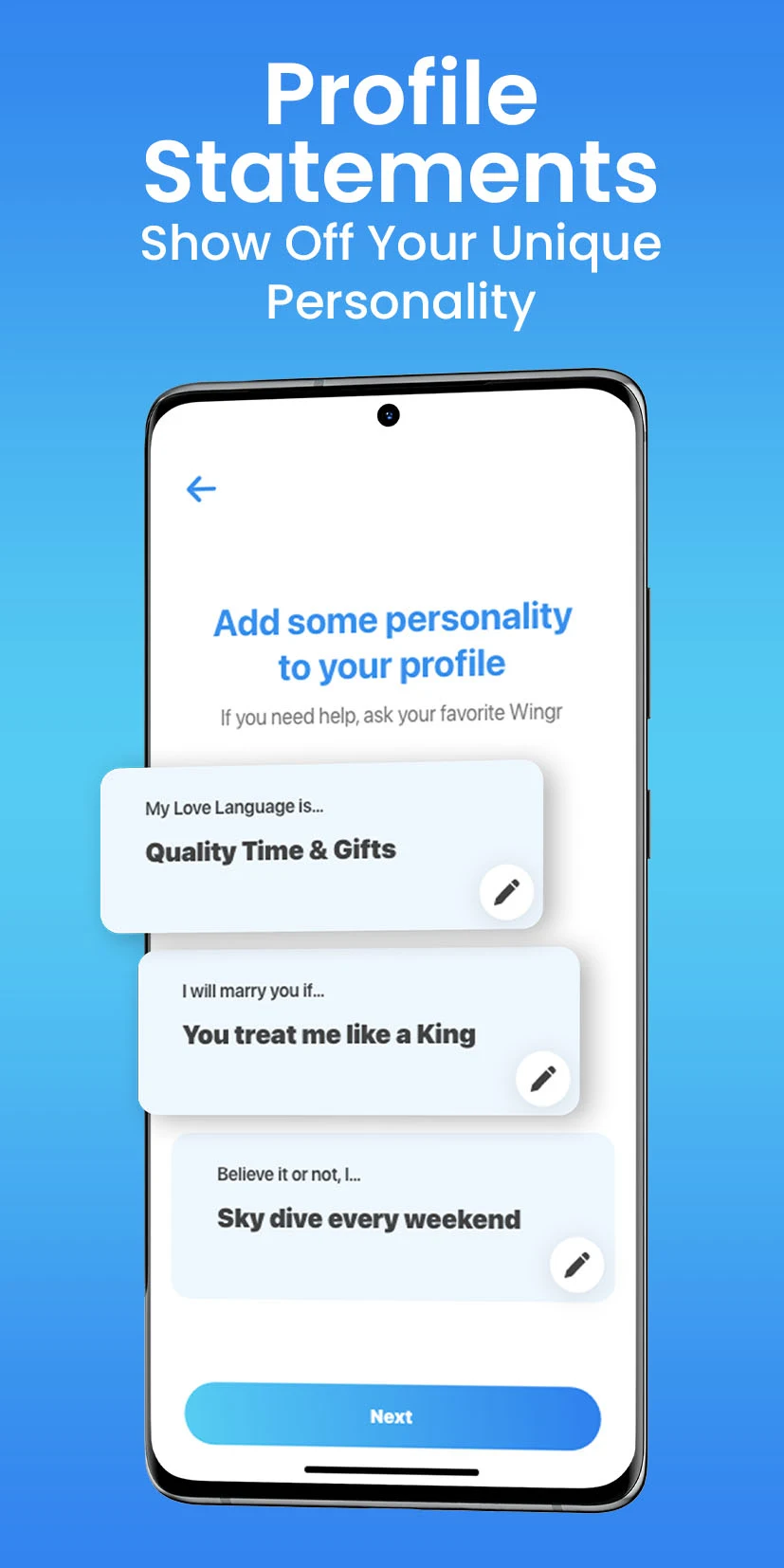 Wingr: The Social Dating App screenshot