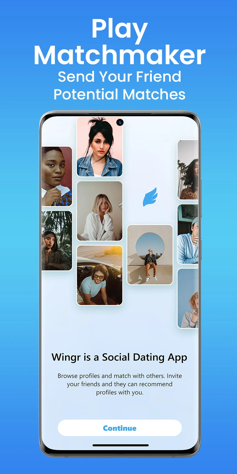Wingr: The Social Dating App screenshot